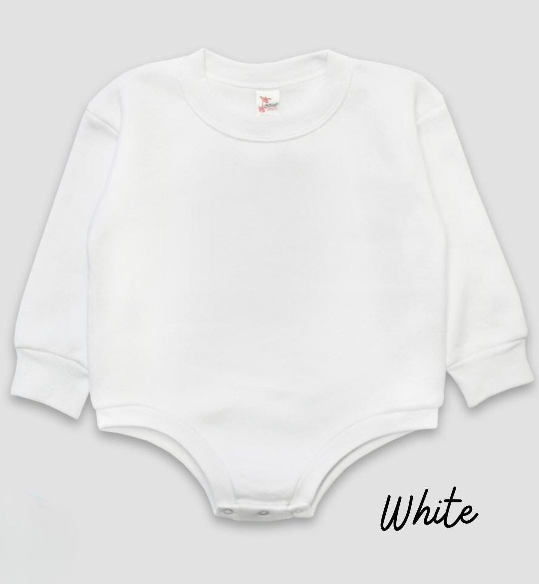 Patch Oversized Fleece Baby Romper